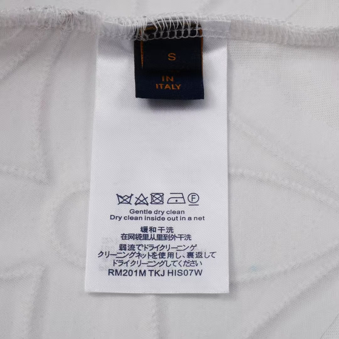 Fumanjia Heavy Industry Embroidered Short sleeved T-shirt