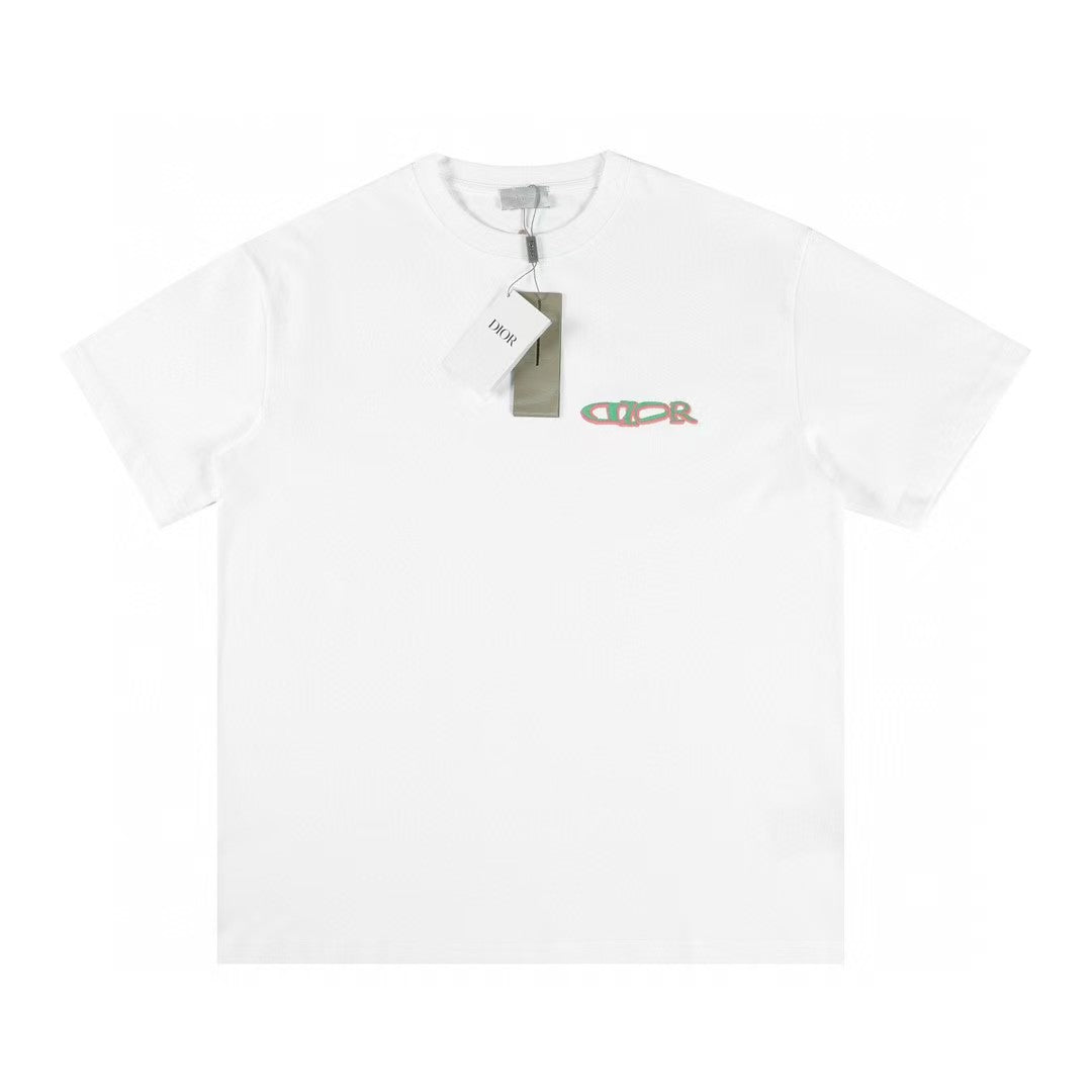 25 Early Spring Logo Embroidered Short sleeved T-shirt