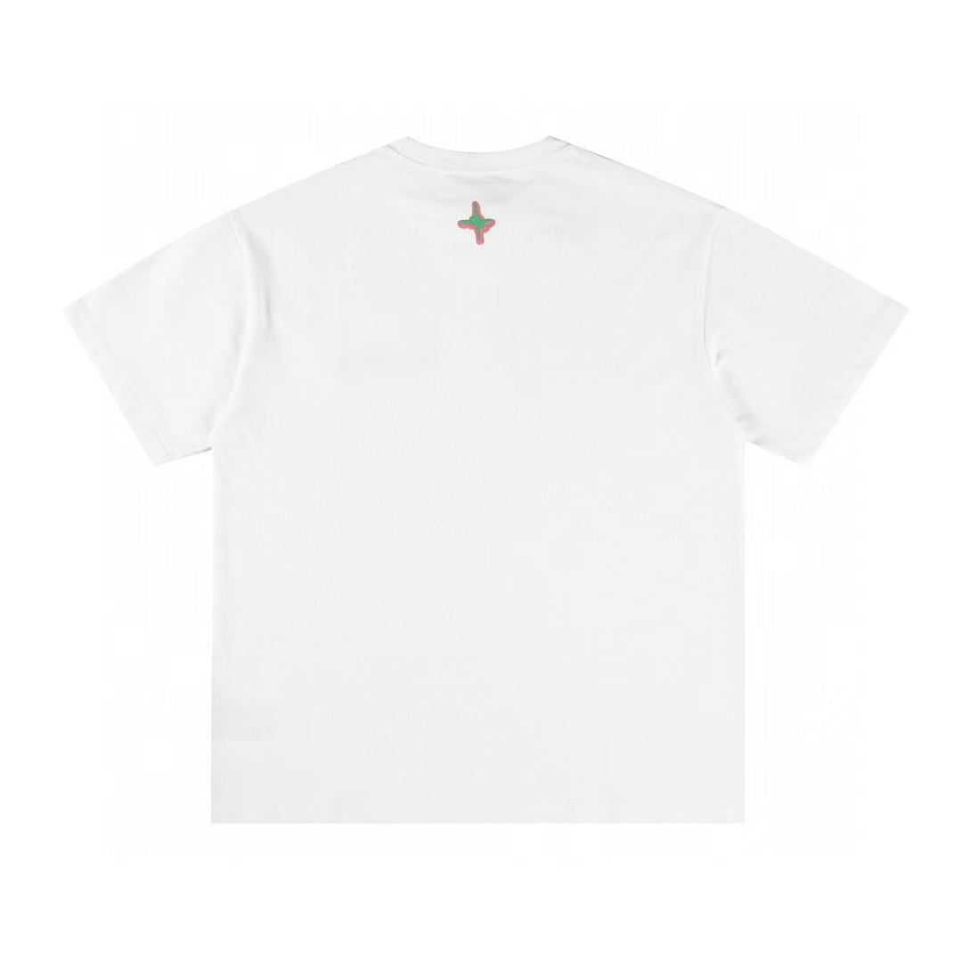 25 Early Spring Logo Embroidered Short sleeved T-shirt