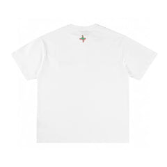 25 Early Spring Logo Embroidered Short sleeved T-shirt