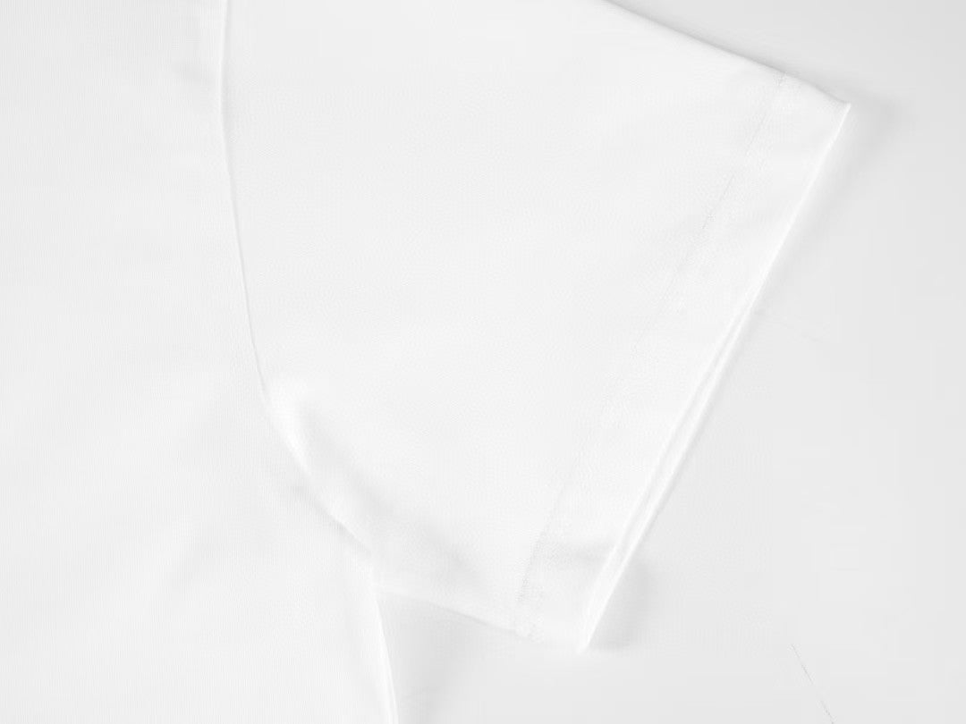 25 Early Spring Logo Embroidered Short sleeved T-shirt