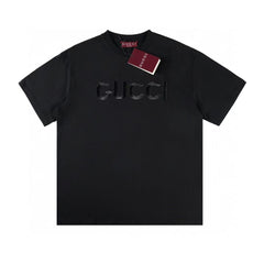 New Classic Letter Embroidered Short Sleeve T-shirt