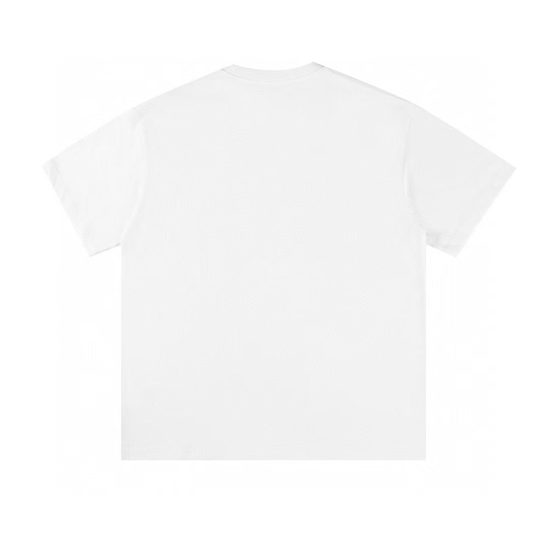 New Classic Letter Embroidered Short Sleeve T-shirt