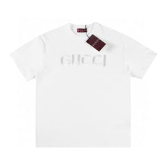 New Classic Letter Embroidered Short Sleeve T-shirt
