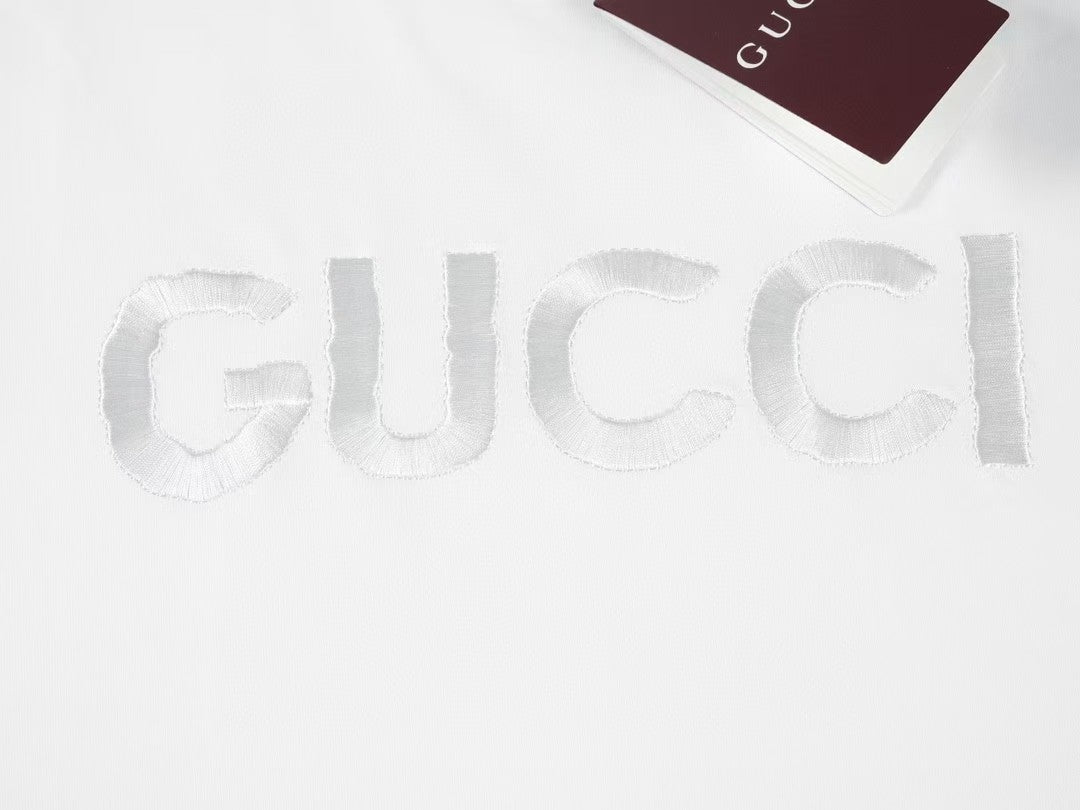 New Classic Letter Embroidered Short Sleeve T-shirt