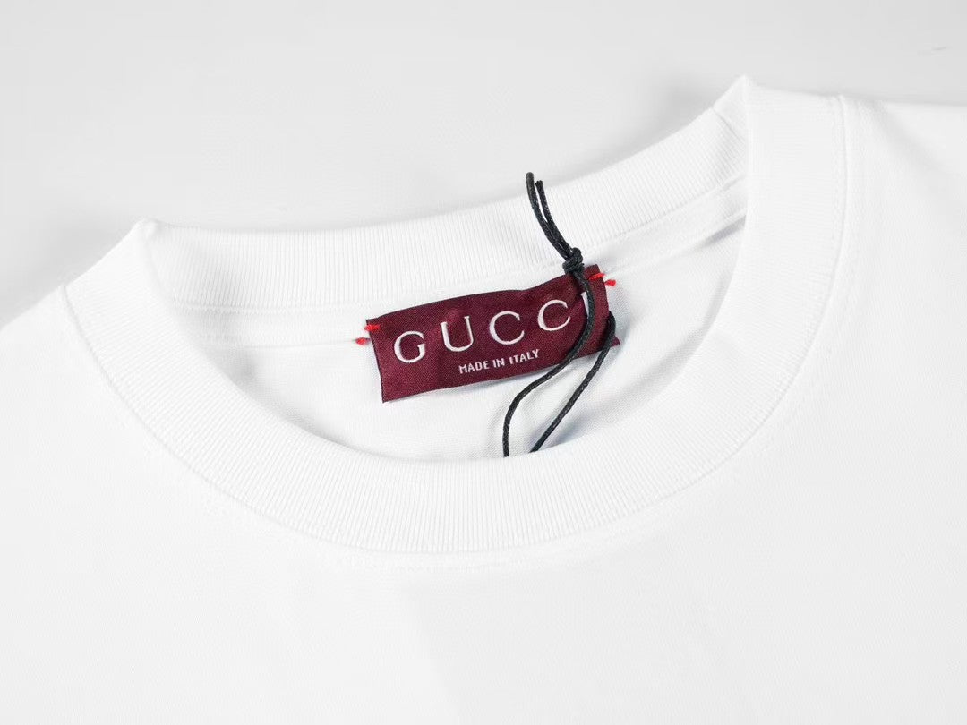 New Classic Letter Embroidered Short Sleeve T-shirt