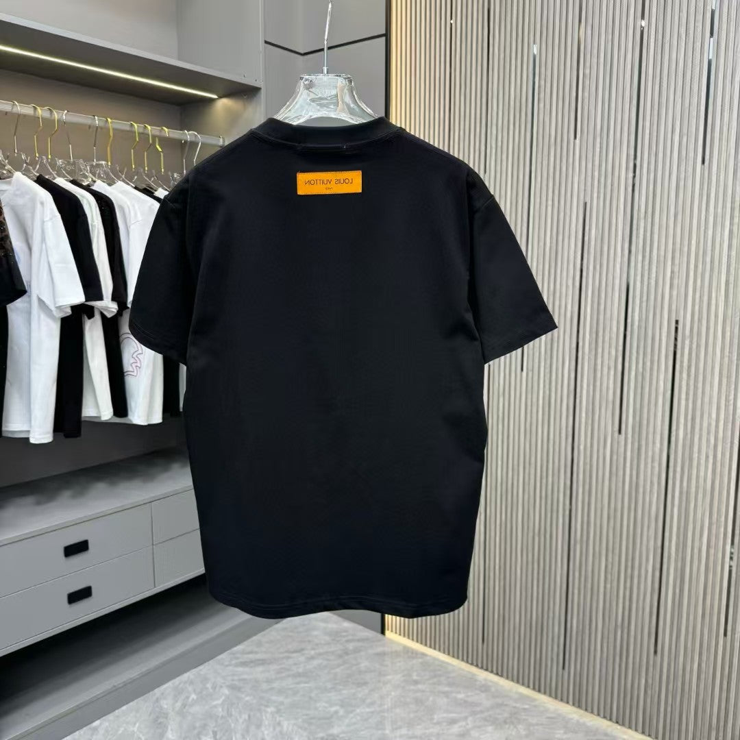 25 Spring/Summer New Round Neck Embroidered T-shirt