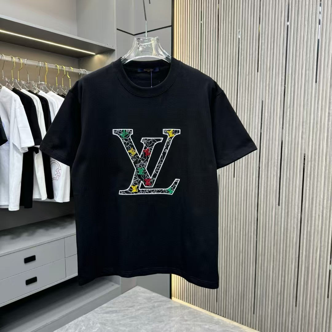 25 Spring/Summer New Round Neck Embroidered T-shirt