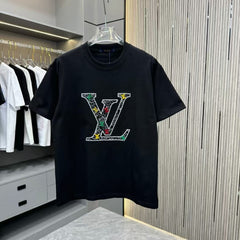 25 Spring/Summer New Round Neck Embroidered T-shirt