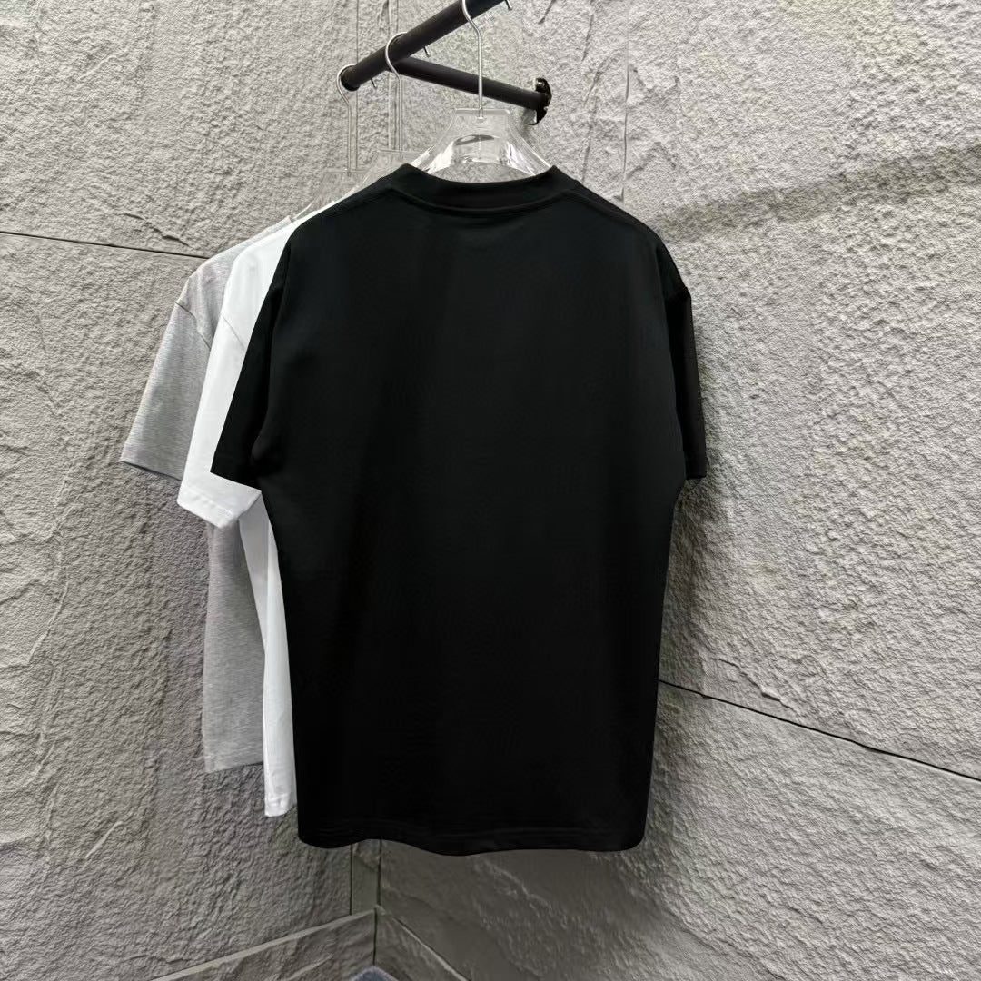 2025 Spring/Summer New Rocket Letter Pattern Printed T-shirt