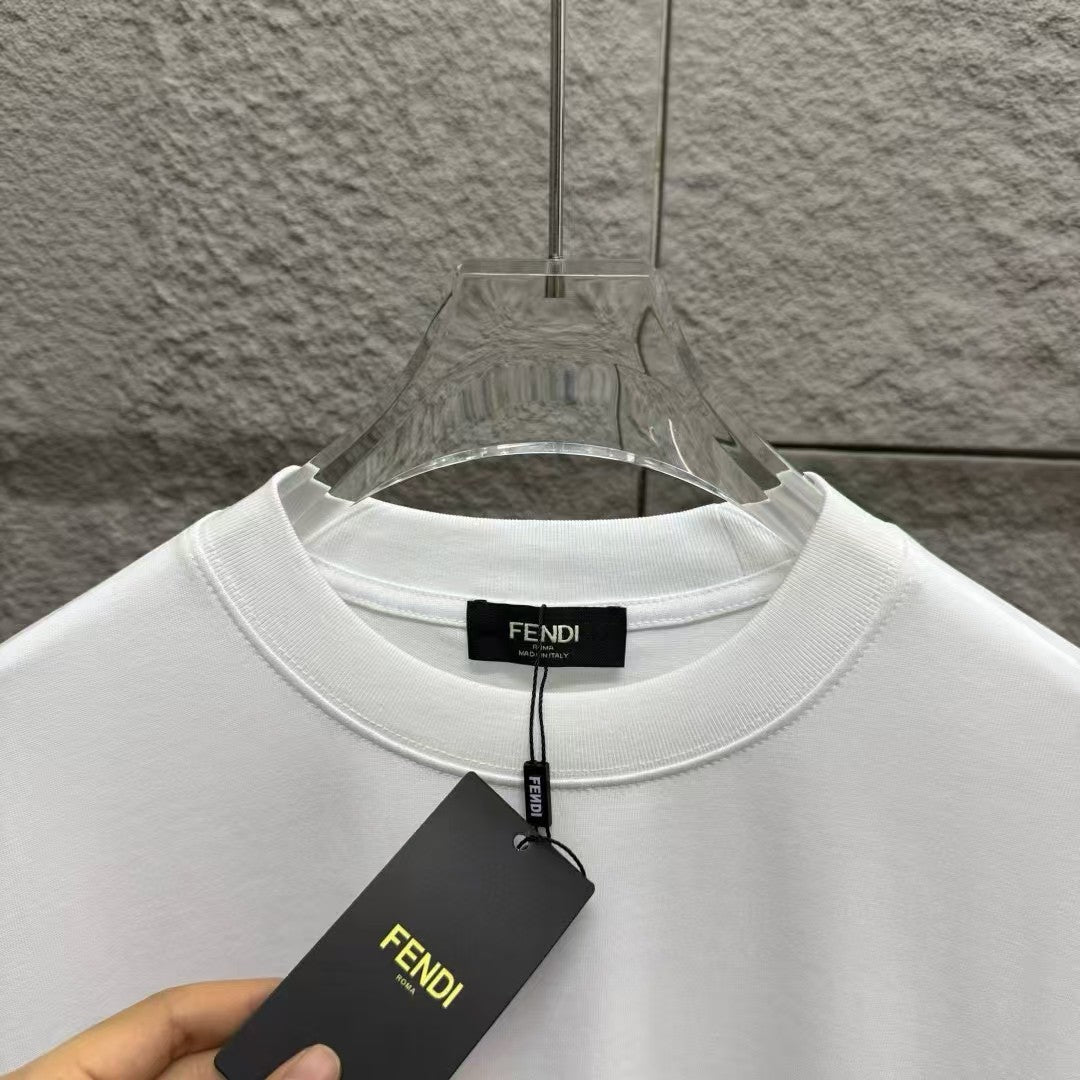 2025 Spring/Summer New Rocket Letter Pattern Printed T-shirt