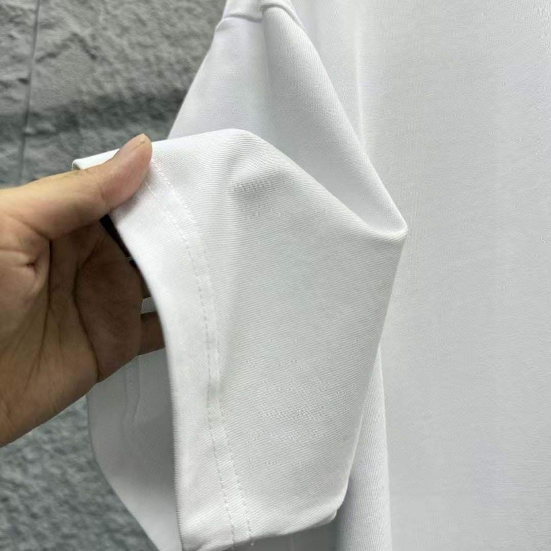 2025 Spring/Summer New Rocket Letter Pattern Printed T-shirt