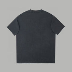 25SS early spring new Spanish town night view short sleeved shirt