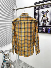 Classic evergreen plaid long sleeved shirt