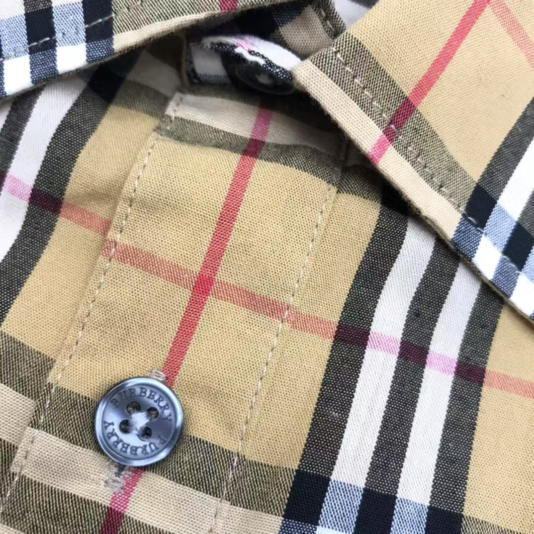 Classic evergreen plaid long sleeved shirt
