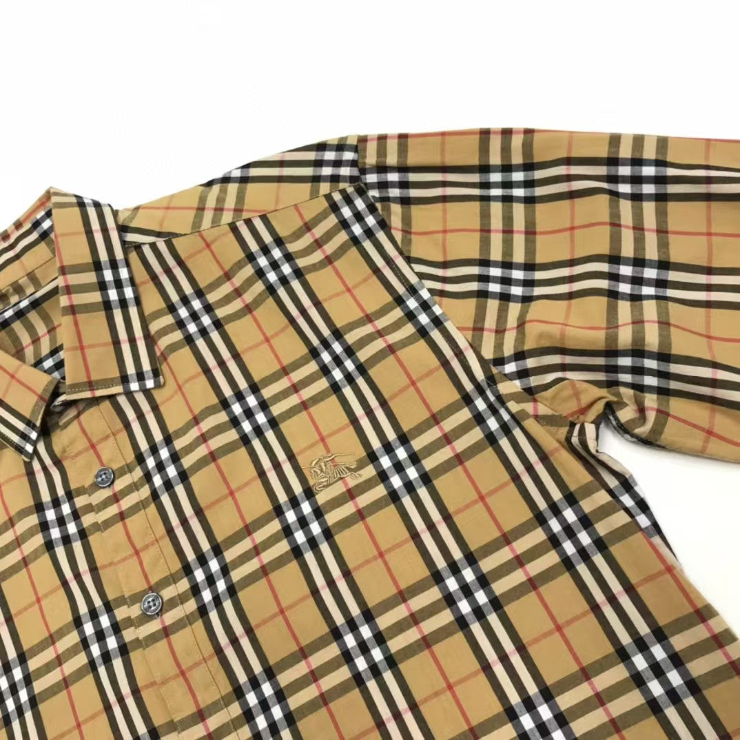 Classic evergreen plaid long sleeved shirt