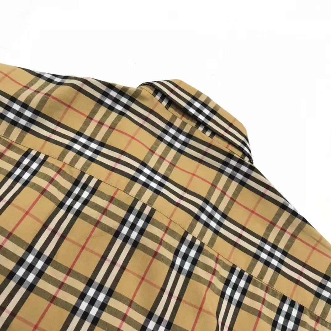 Classic evergreen plaid long sleeved shirt