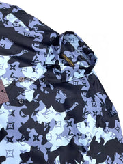 Camouflage logo long sleeved shirt