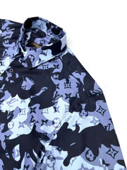 Camouflage logo long sleeved shirt