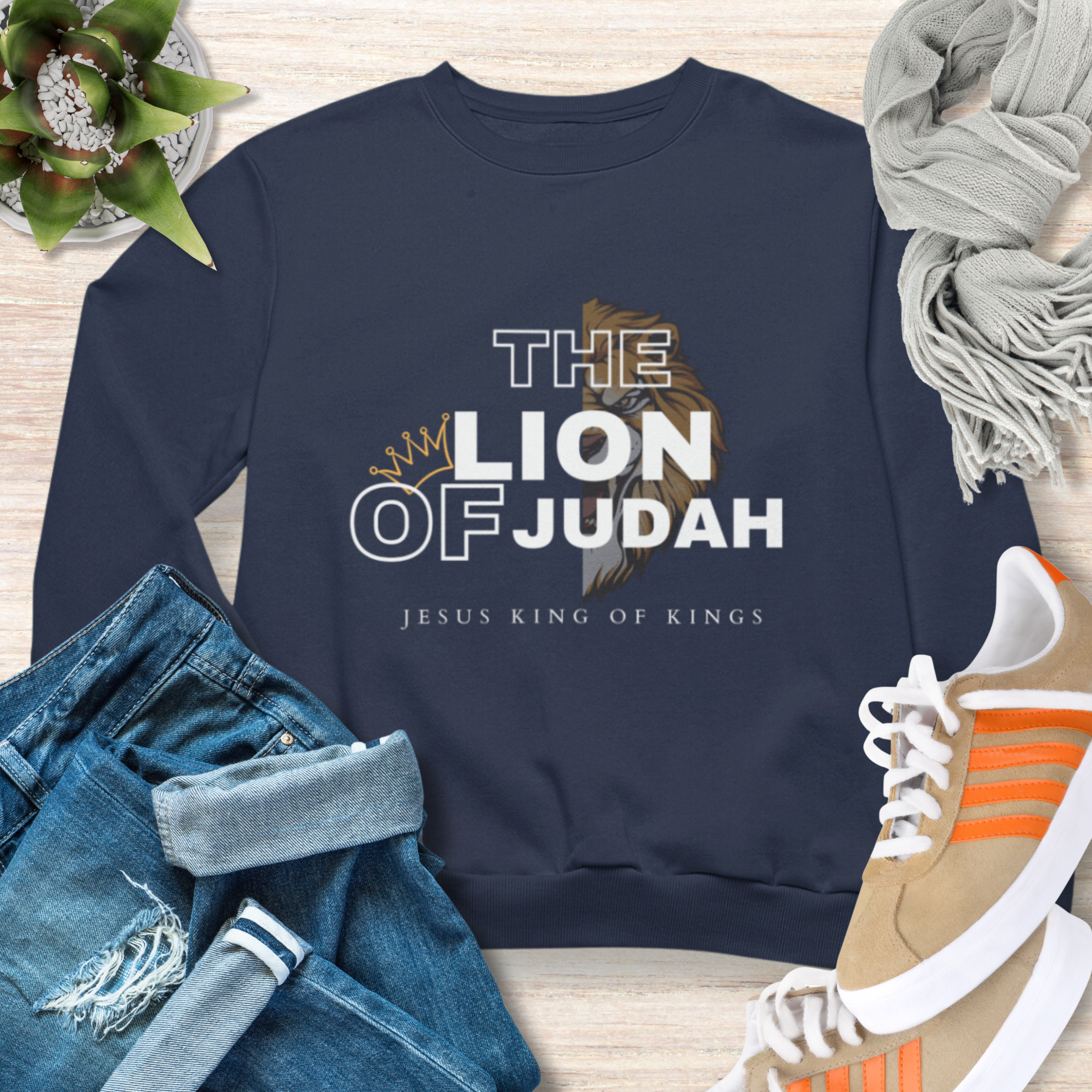 The Lion of Judah Christian Sweatshirt