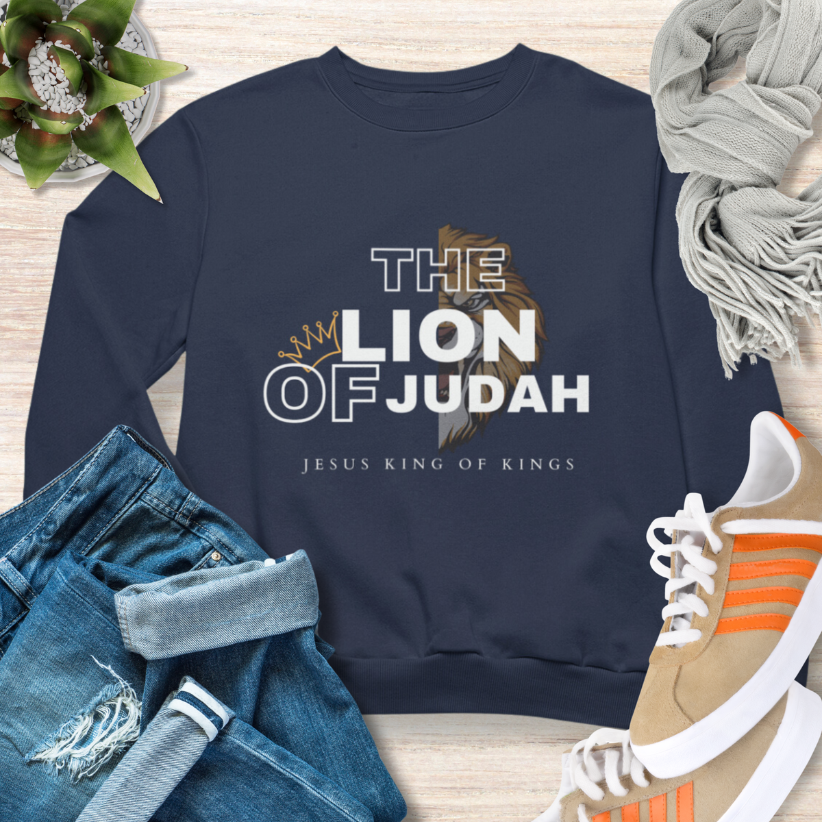 The Lion of Judah Christian Sweatshirt