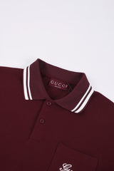 Collar polo shirt