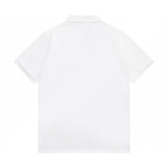 Collar triangle logo letter polo shirt