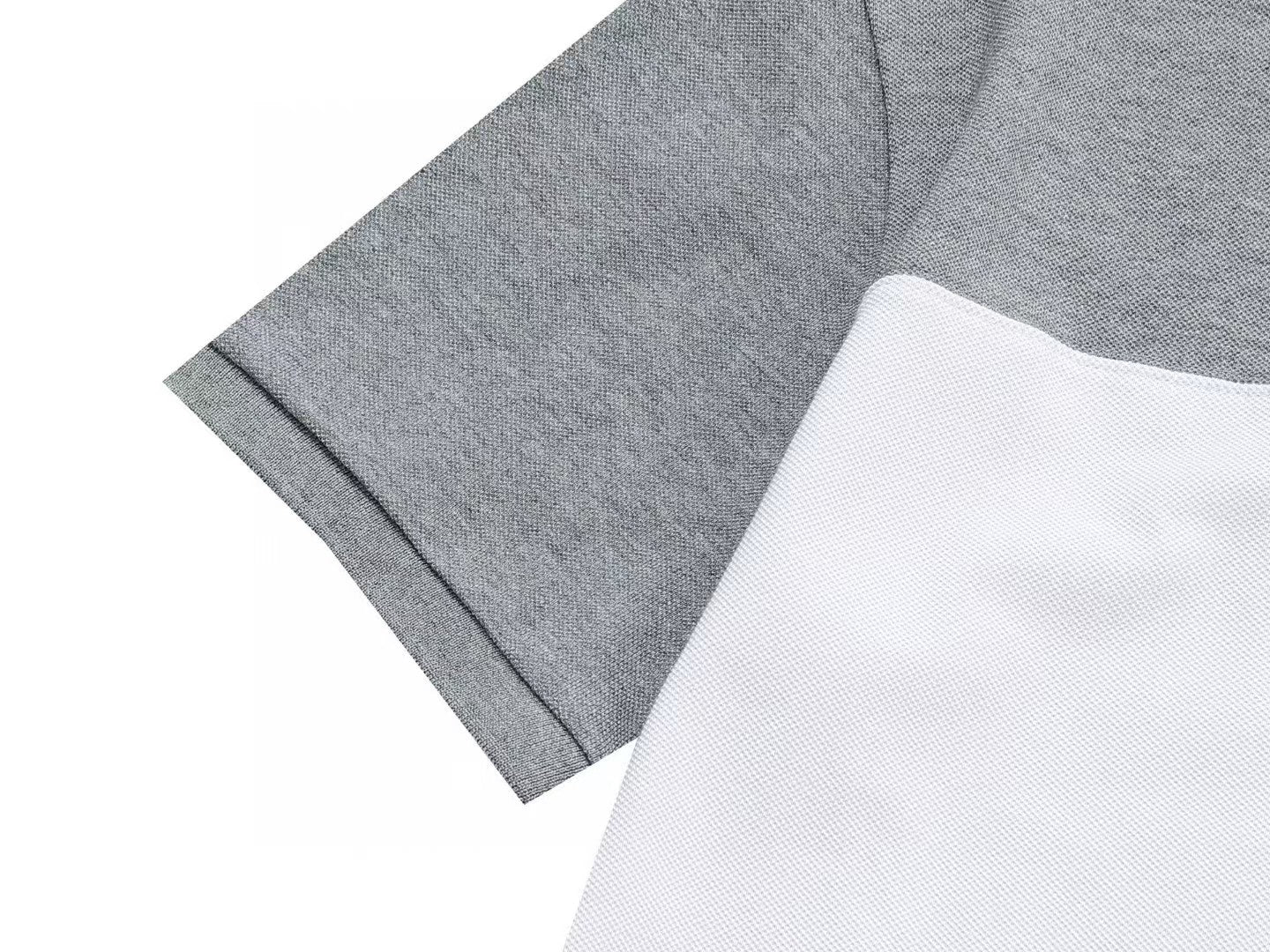 Collar triangle logo letter polo shirt