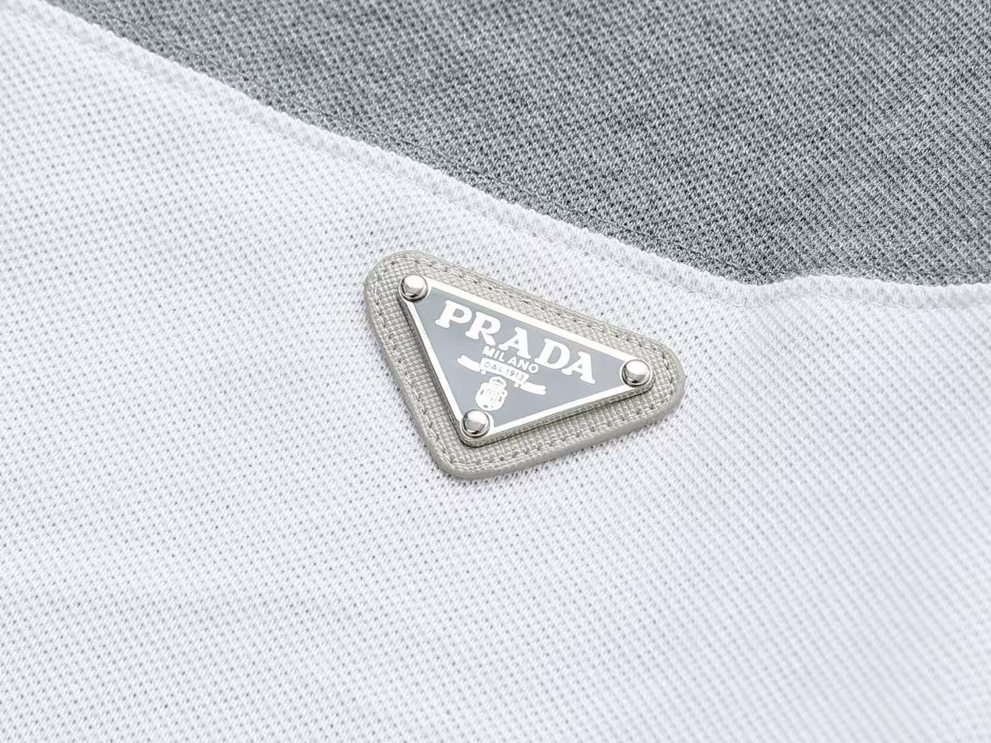 Collar triangle logo letter polo shirt