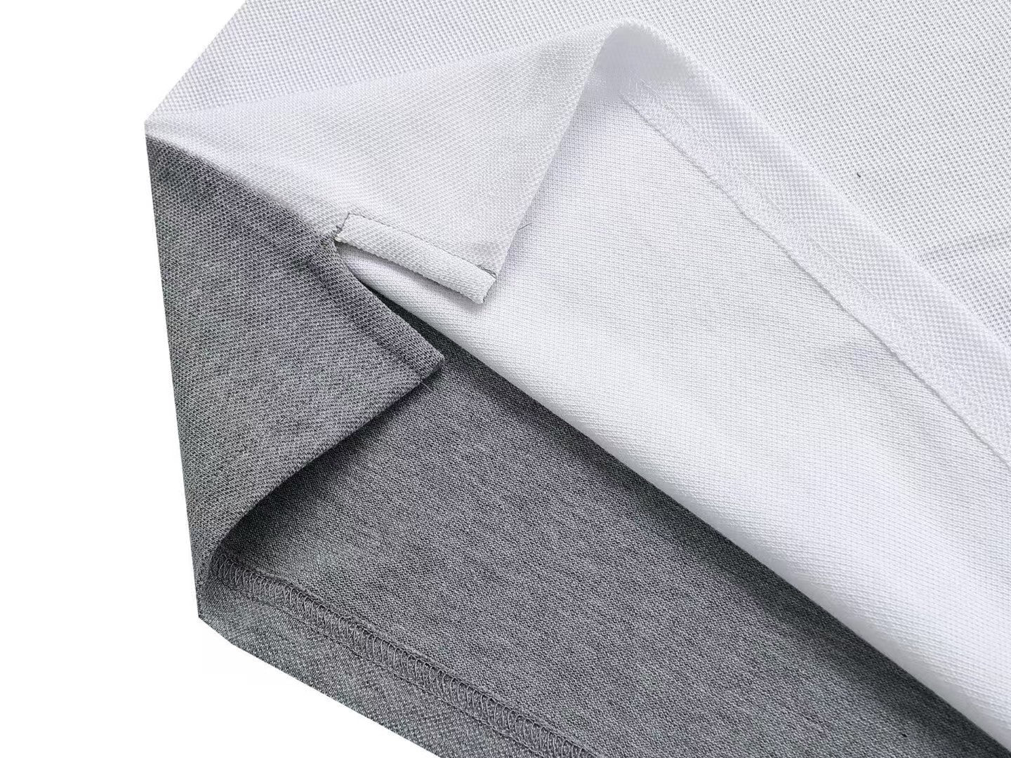 Collar triangle logo letter polo shirt