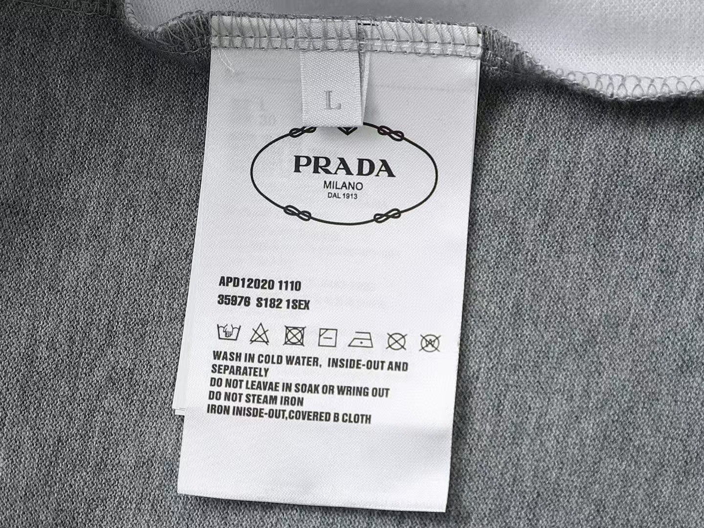 Collar triangle logo letter polo shirt