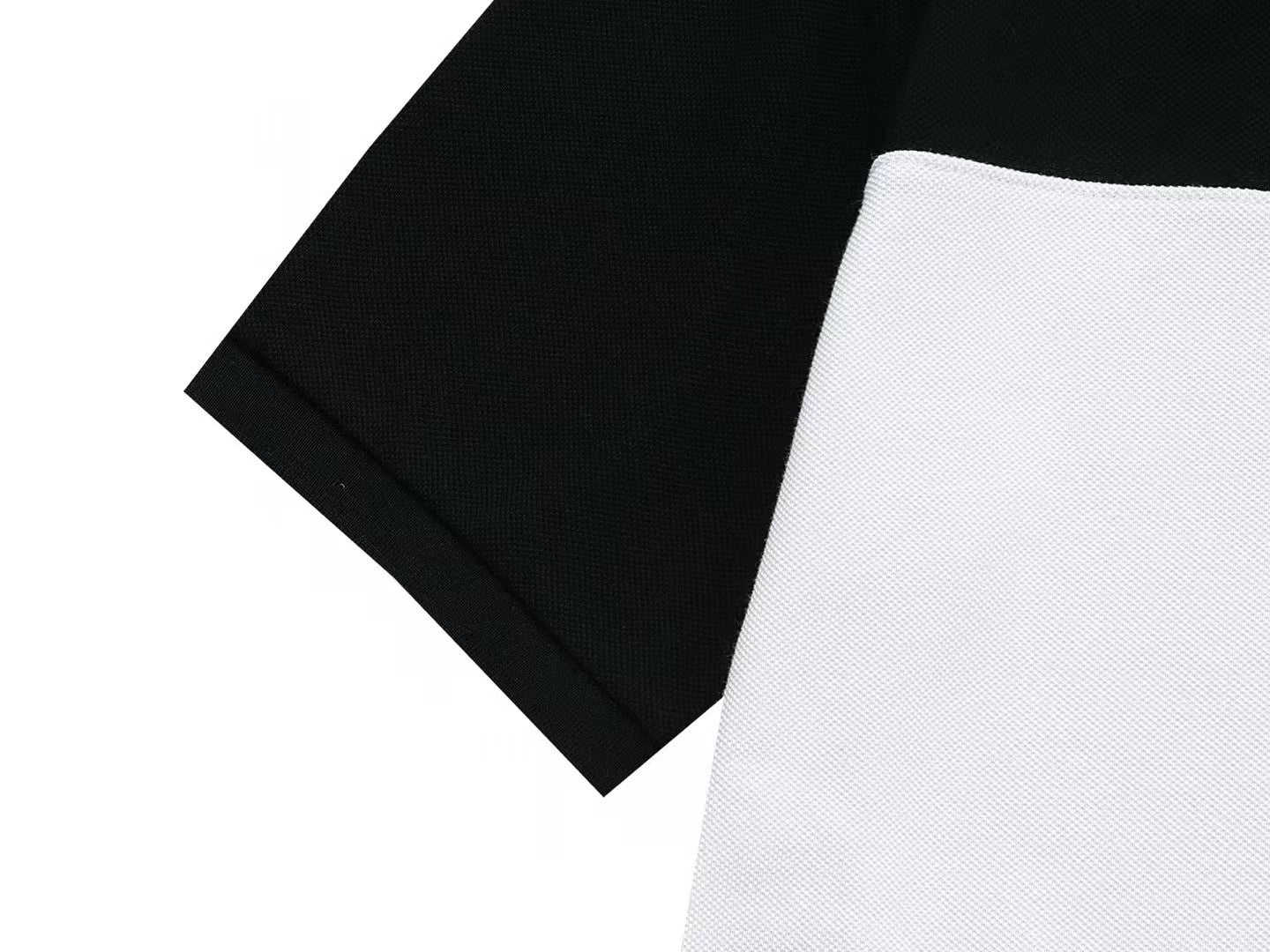 Collar triangle logo letter polo shirt