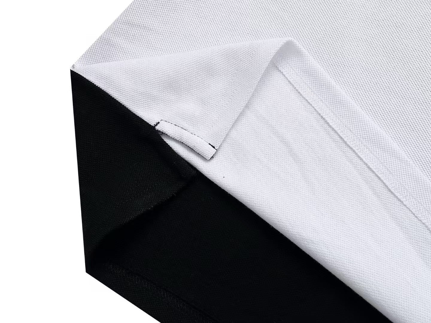 Collar triangle logo letter polo shirt