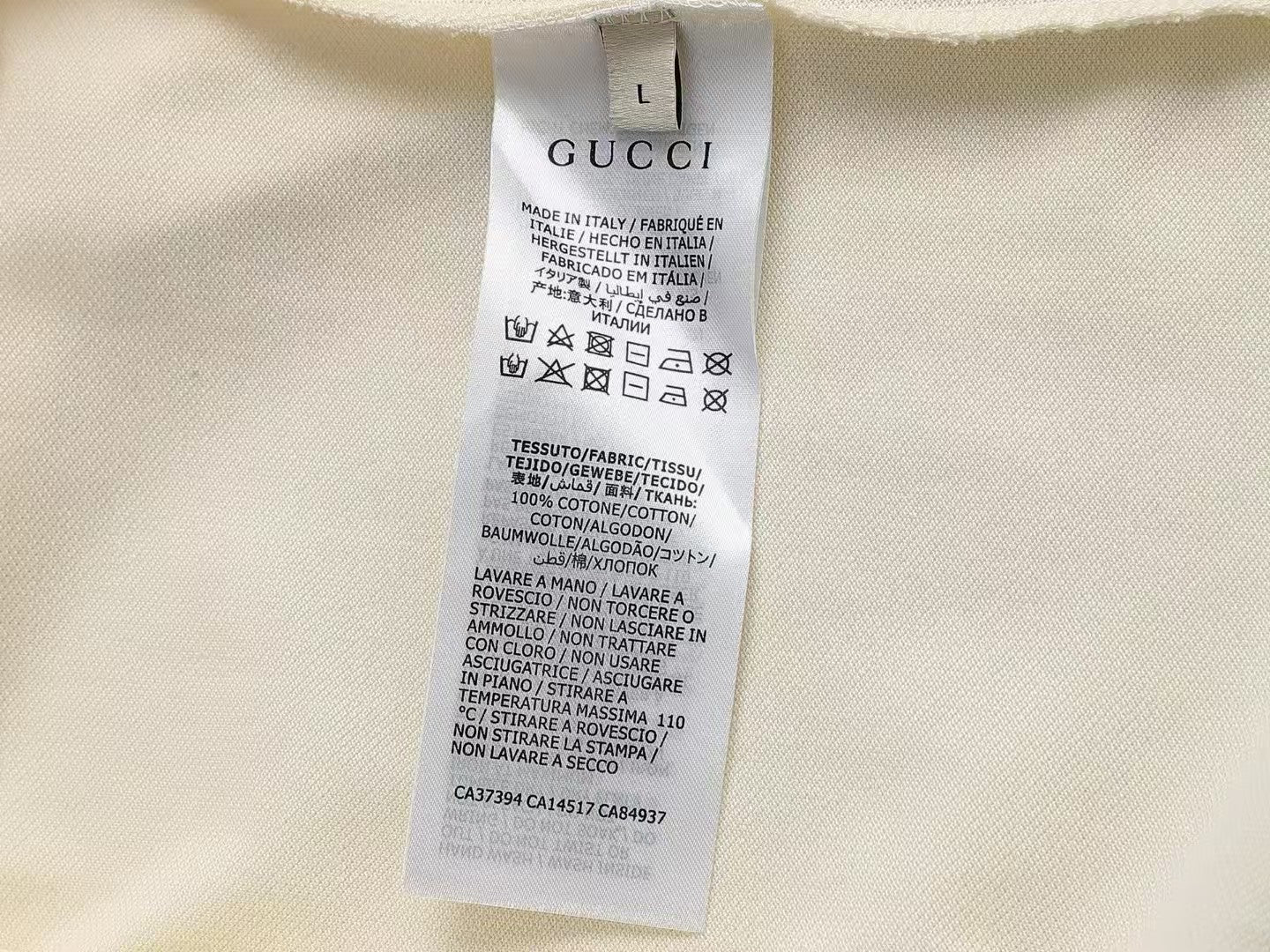 Alphabet Embroidered Cross Collar Polo Shirt