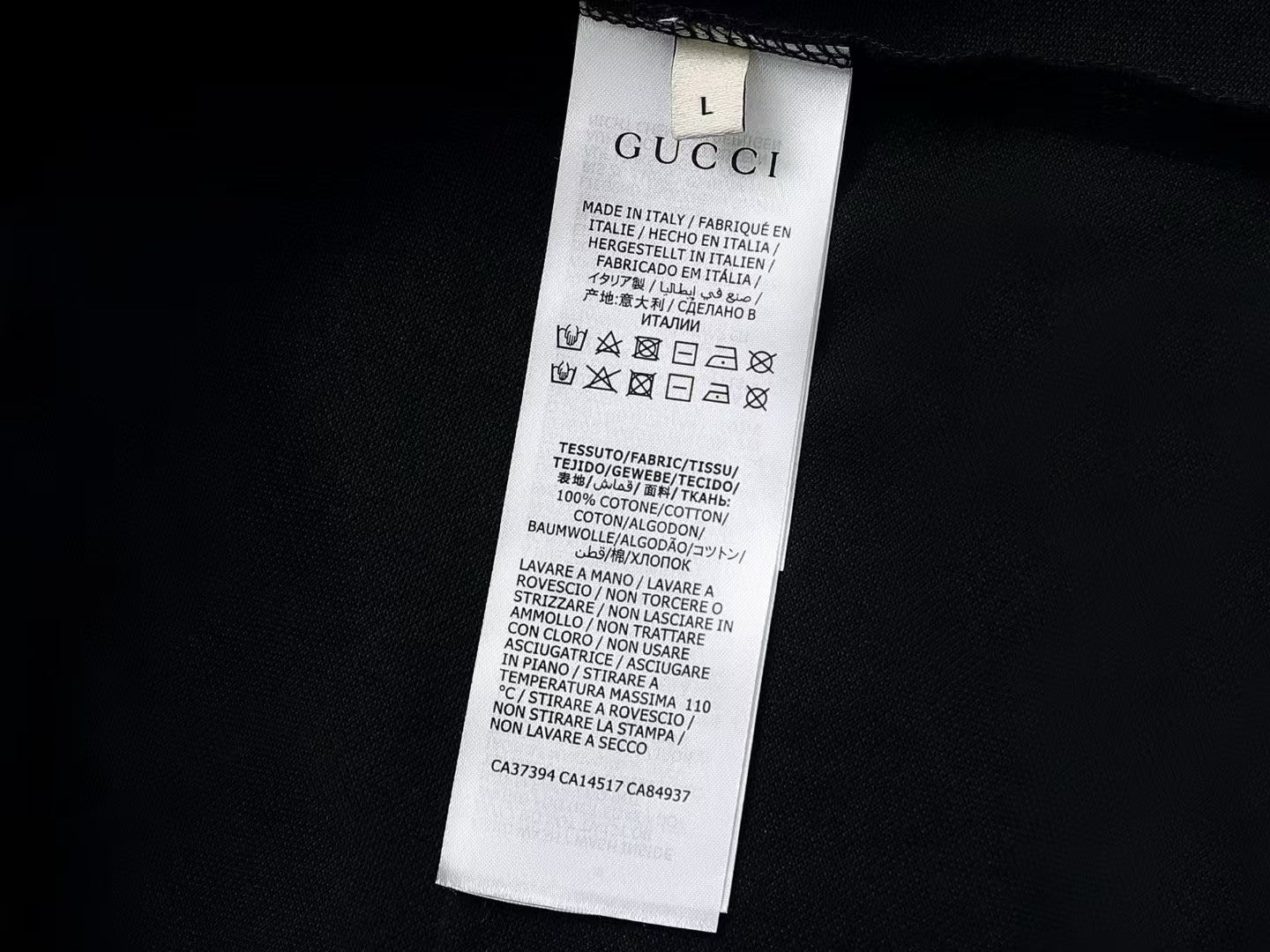 Alphabet Embroidered Cross Collar Polo Shirt