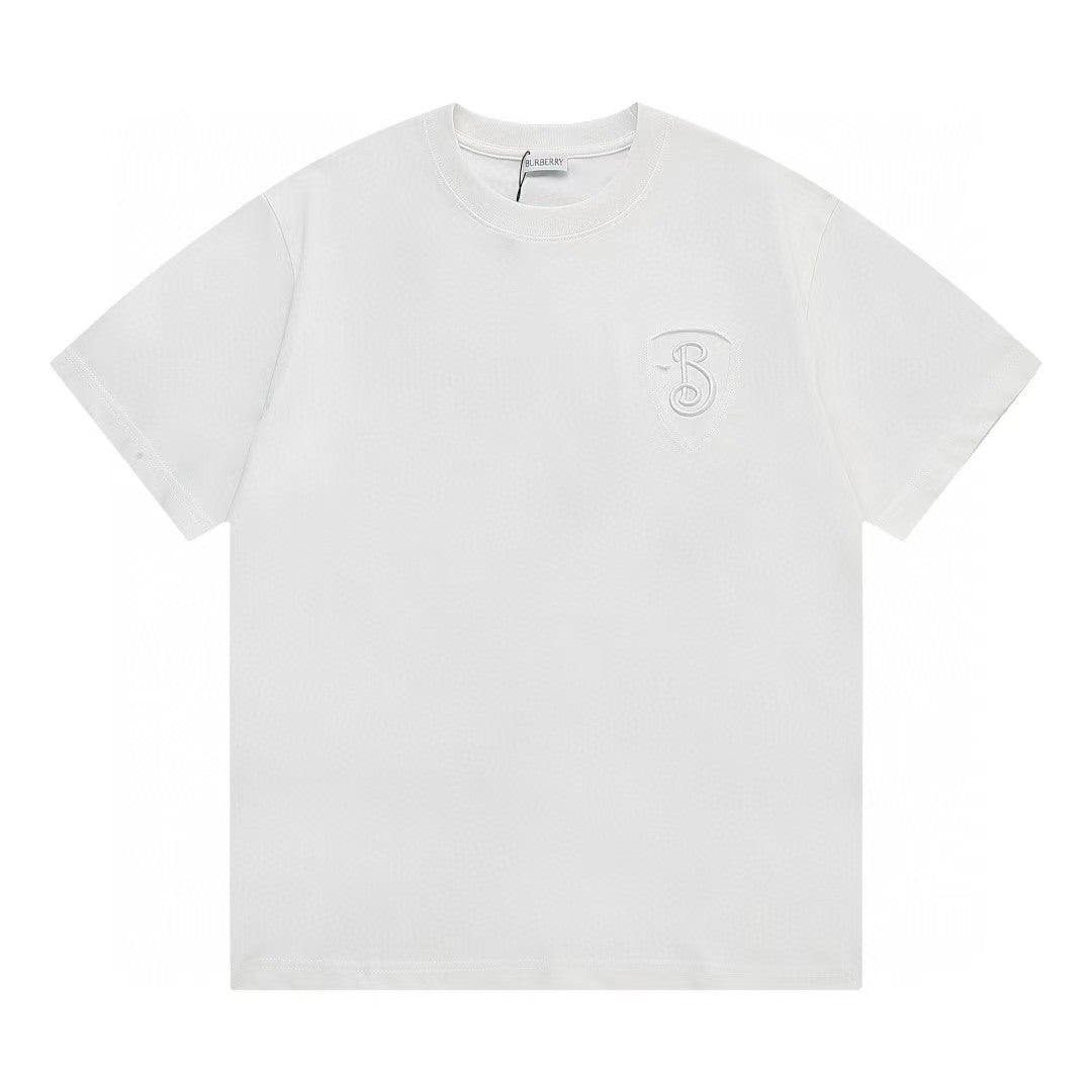 Embroidered classic short sleeved T-shirt