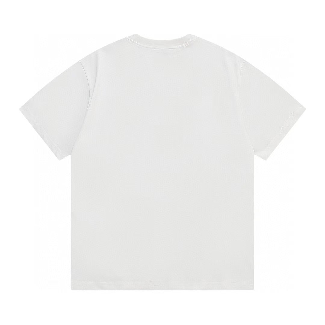 Embroidered classic short sleeved T-shirt