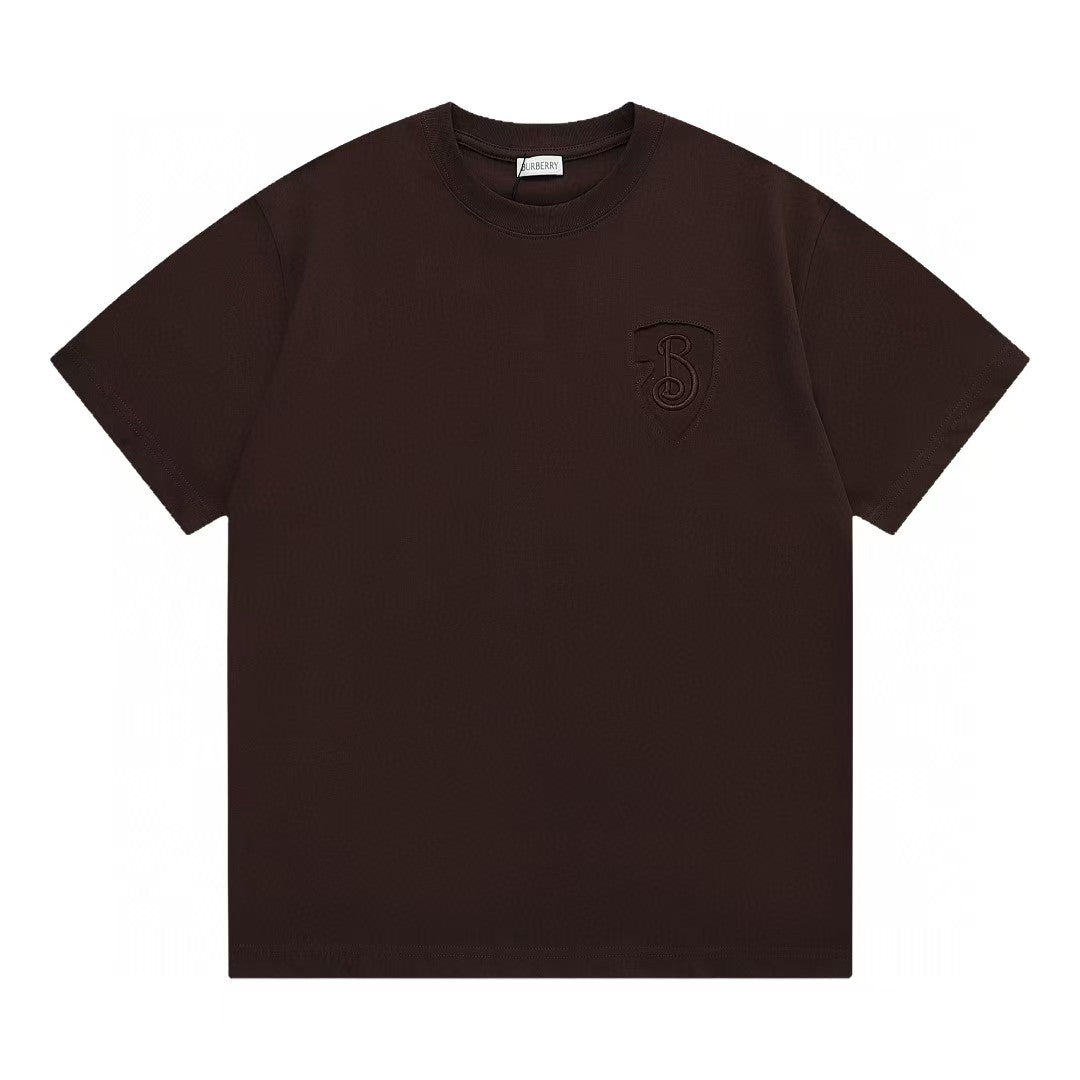 Embroidered classic short sleeved T-shirt