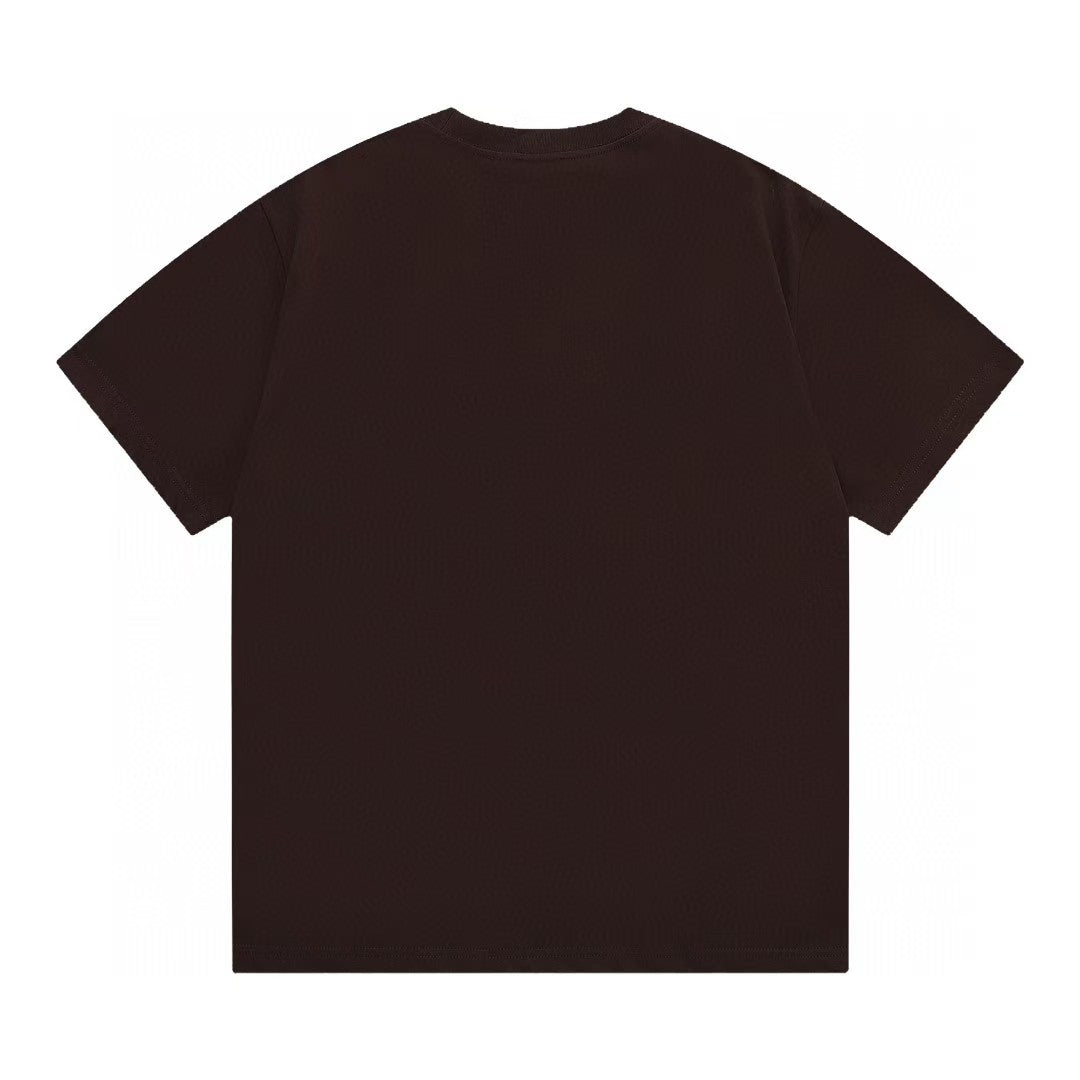 Embroidered classic short sleeved T-shirt