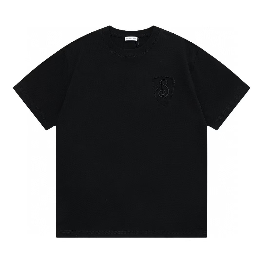 Embroidered classic short sleeved T-shirt