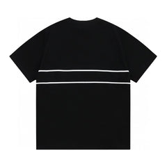 Classic letter embroidered short sleeved T-shirt