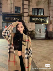 Classic Evergreen Plaid Starting Long Sleeve Sweater