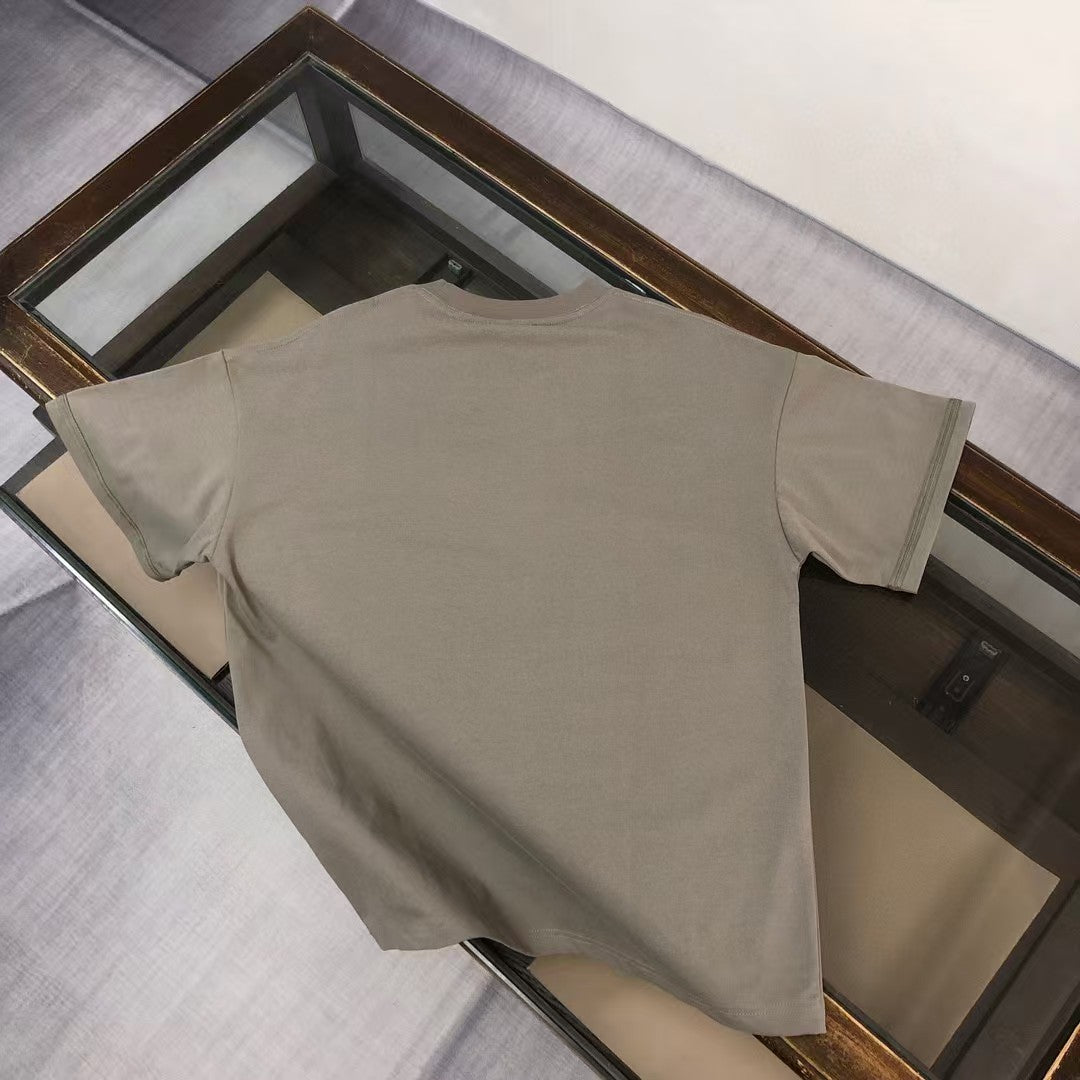 Round neck short sleeved T-shirt for couples