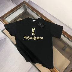 Round neck short sleeved T-shirt for couples