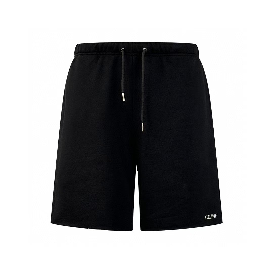 Embroidered casual shorts