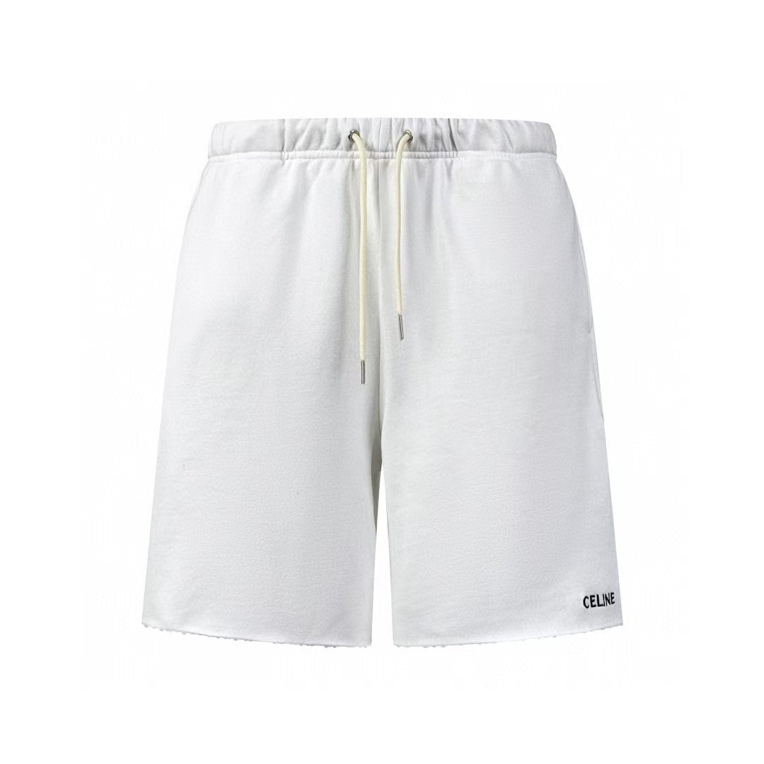 Embroidered casual shorts