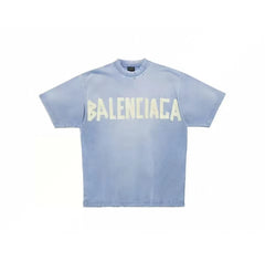 Blue round neck T-shirt