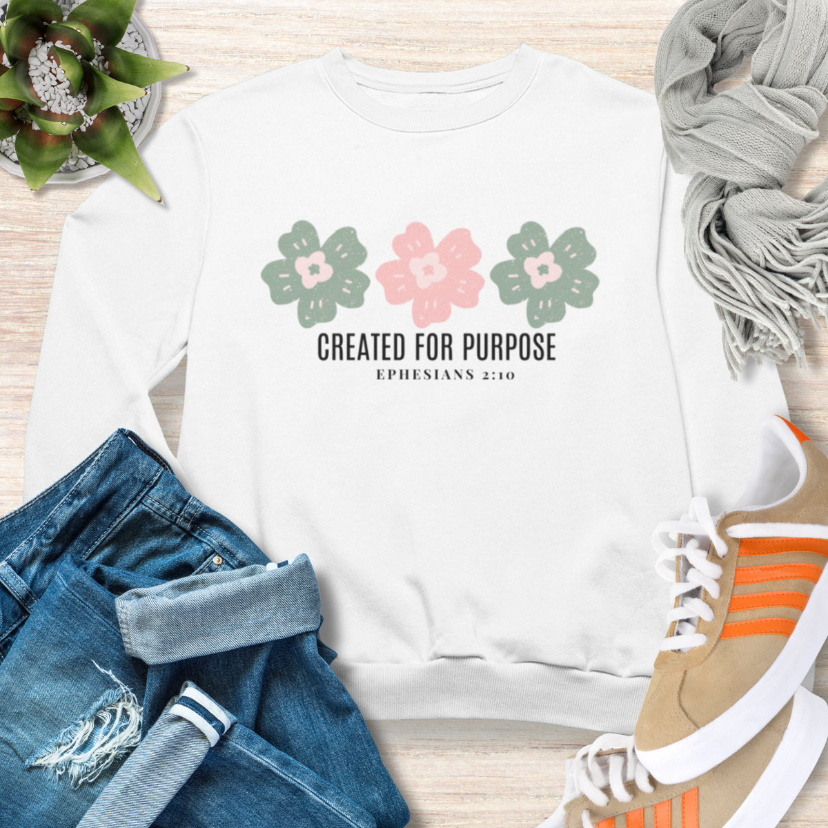 Created For Purpose Christian Sweatshirt