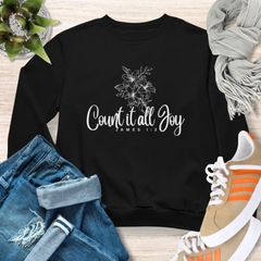 Count It All Joy Christian Sweatshirt
