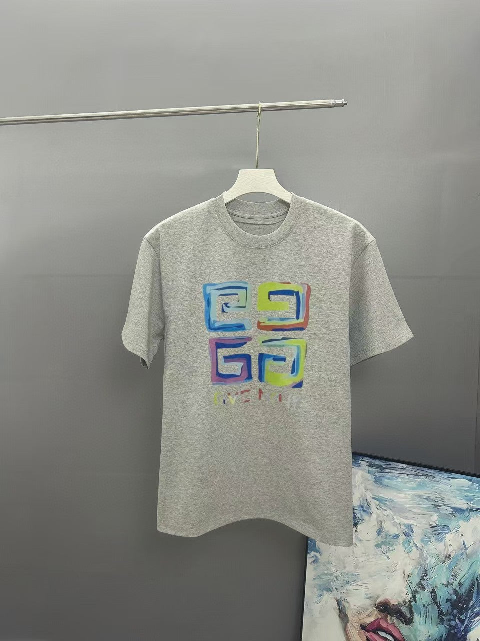Classic printed round neck short sleeved T-shirt